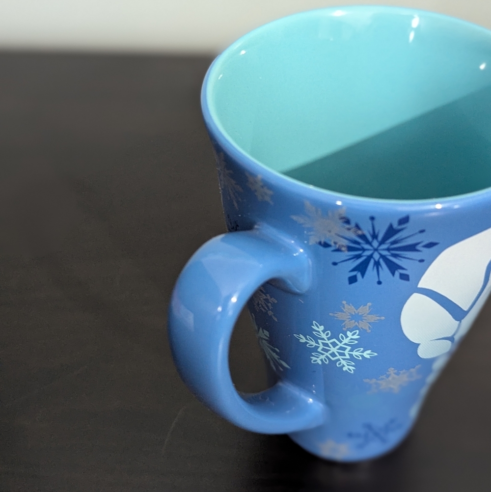 Disney Frozen Elsa & Anna Silhouette Keep Calm and Let It Go Ceramic Mug 12 Oz - Picture 8 of 10